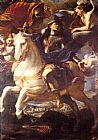 Mattia Preti Canvas Paintings - St. George on Horseback